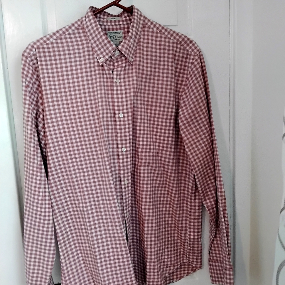 J. Crew gingham button down